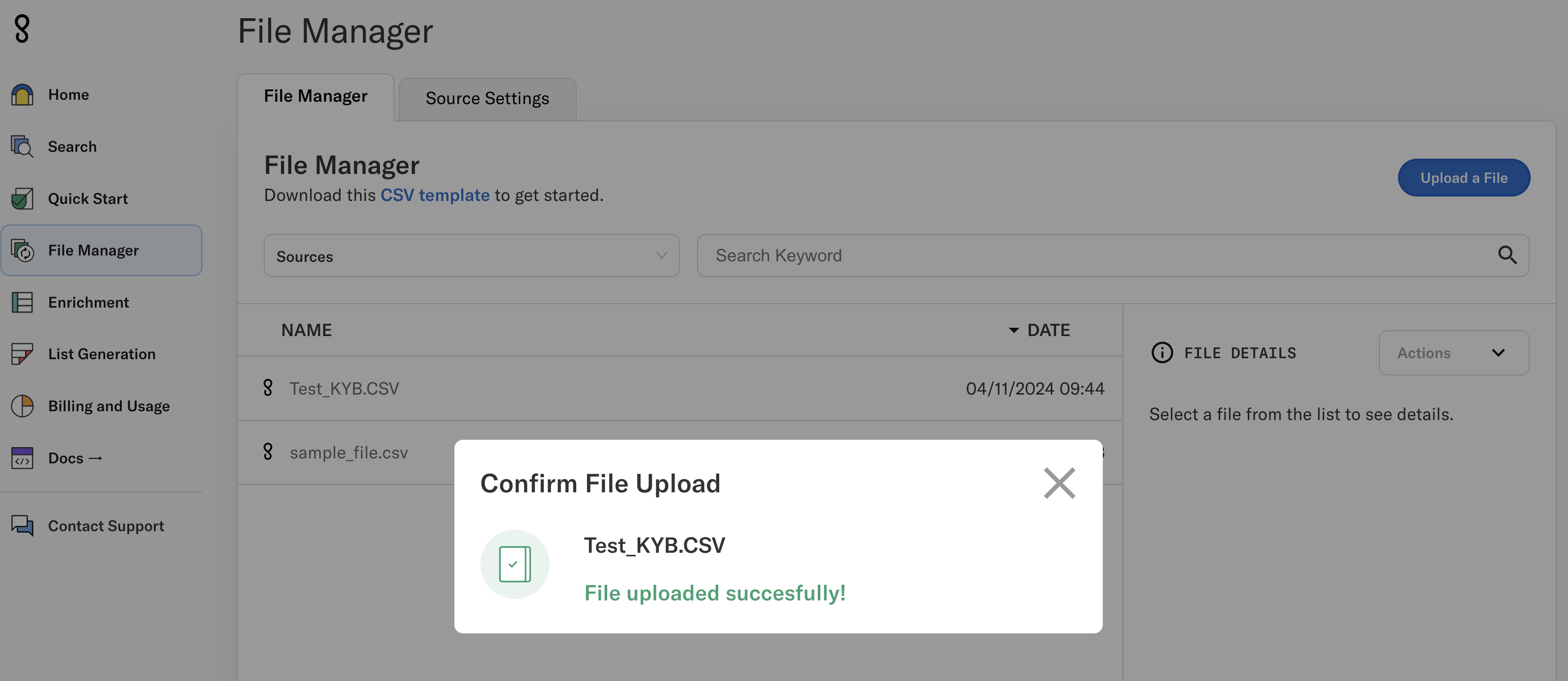 SFTP Key Configuration