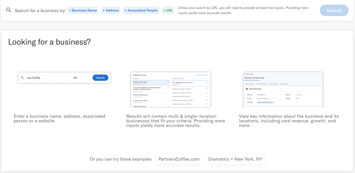 Search Interface