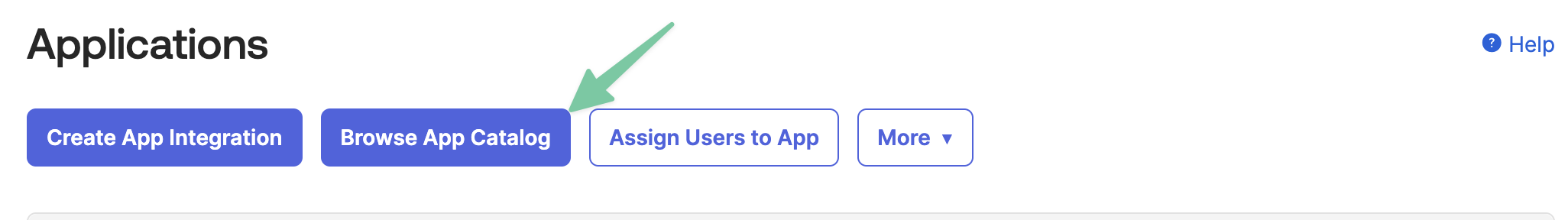 Browse App Catalog